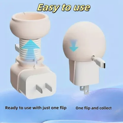 Cute Portable Charger Data Cable Storage Box