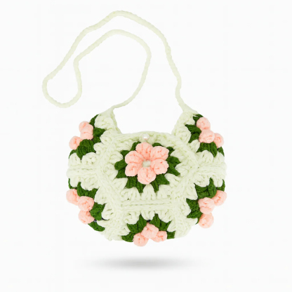 Handmade crochet handbag