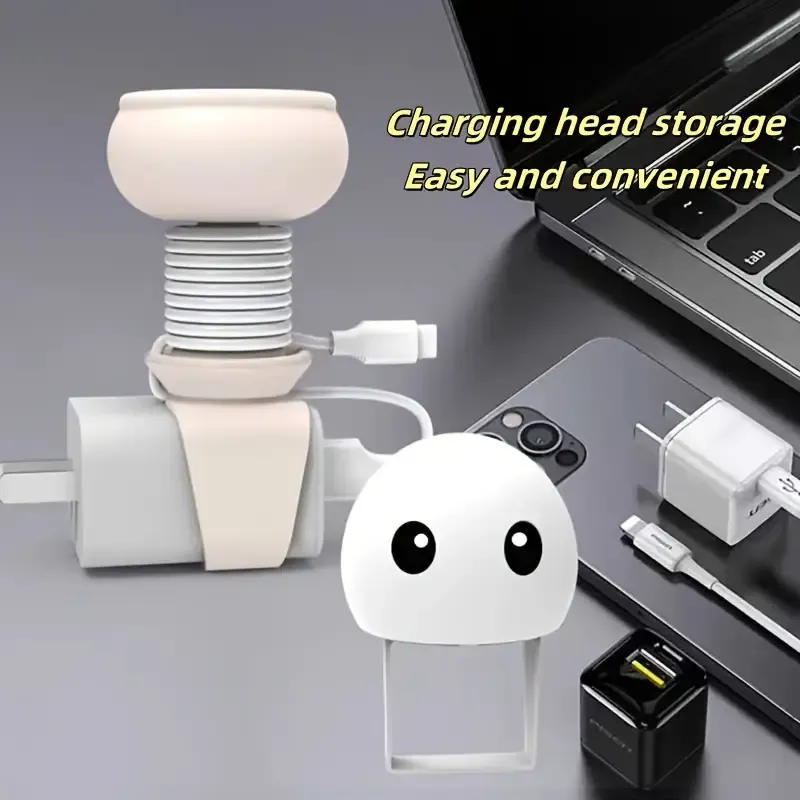 Cute Portable Charger Data Cable Storage Box