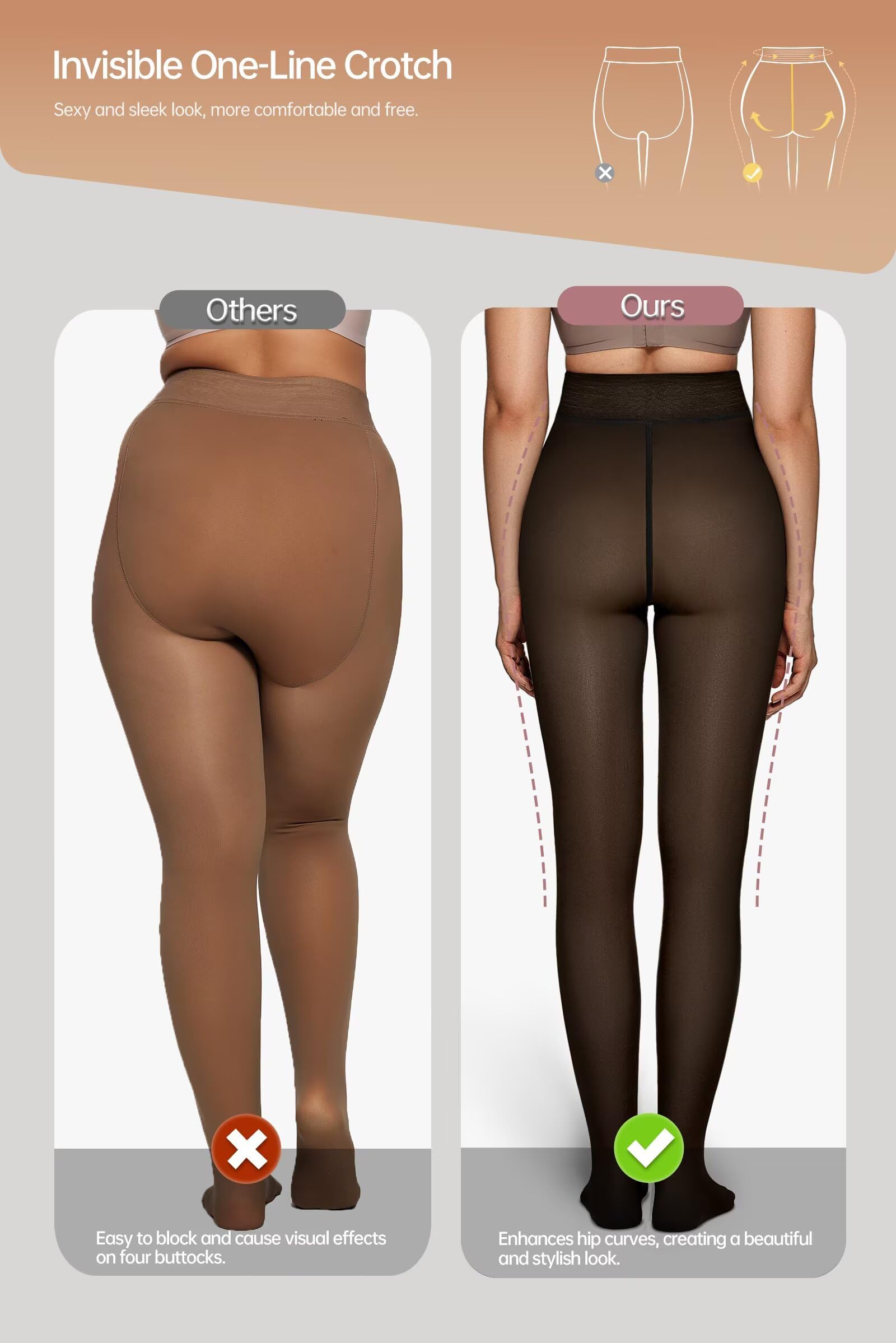 Fleece Lined Tights Women