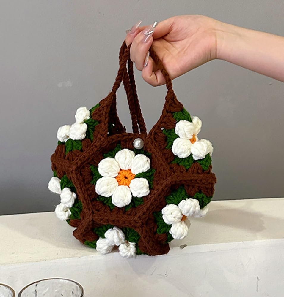 Handmade crochet handbag
