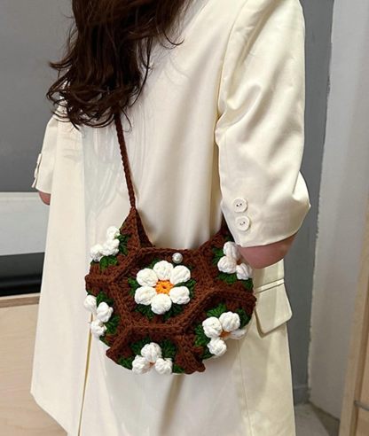 Handmade crochet handbag