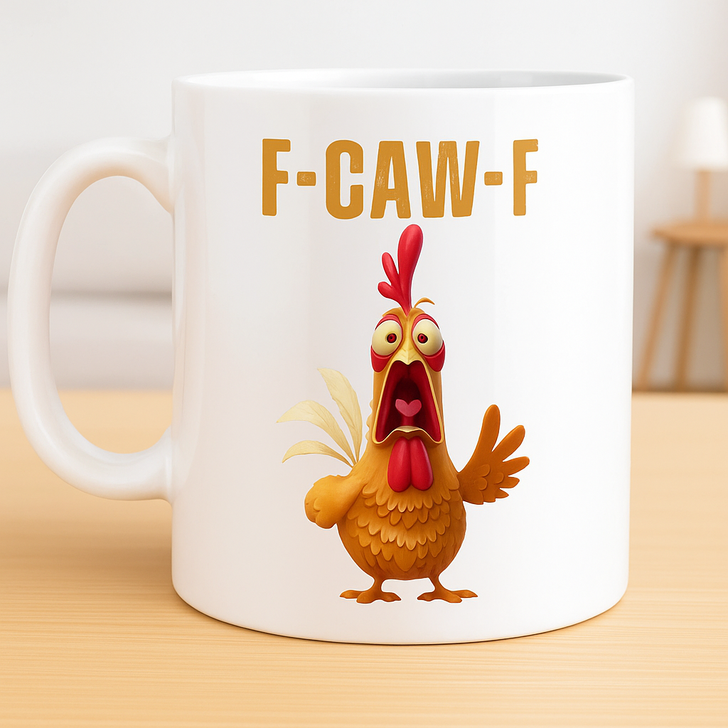 F-Caw-F Funny Chicken Mug