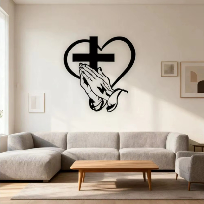 Sacred Heart Metal Wall Decor