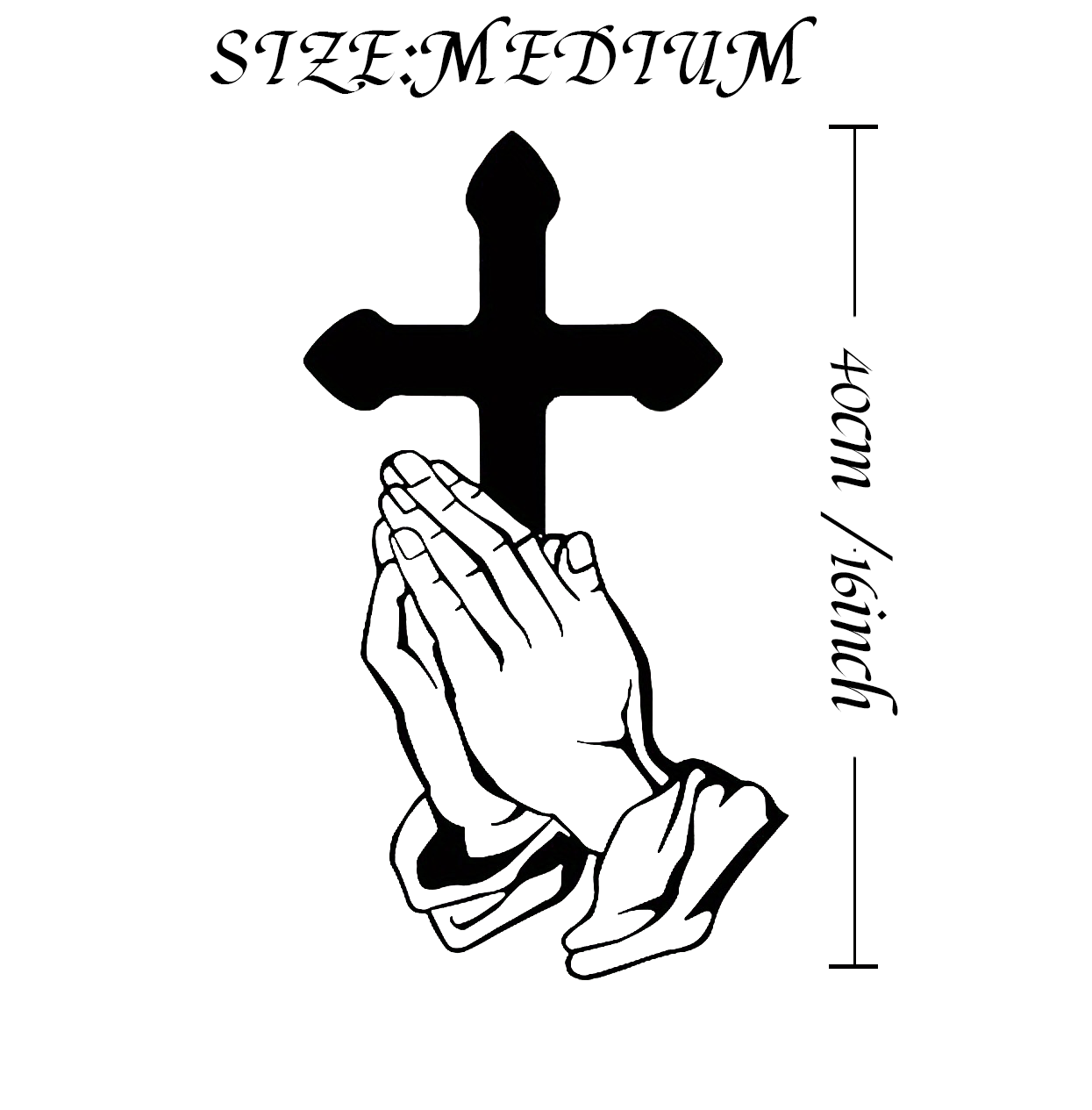 Hands of Devotion Metal Wall Art