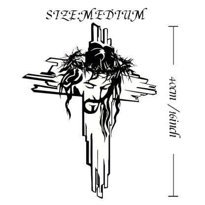 Christ’s Passion Cross Metal Wall Art