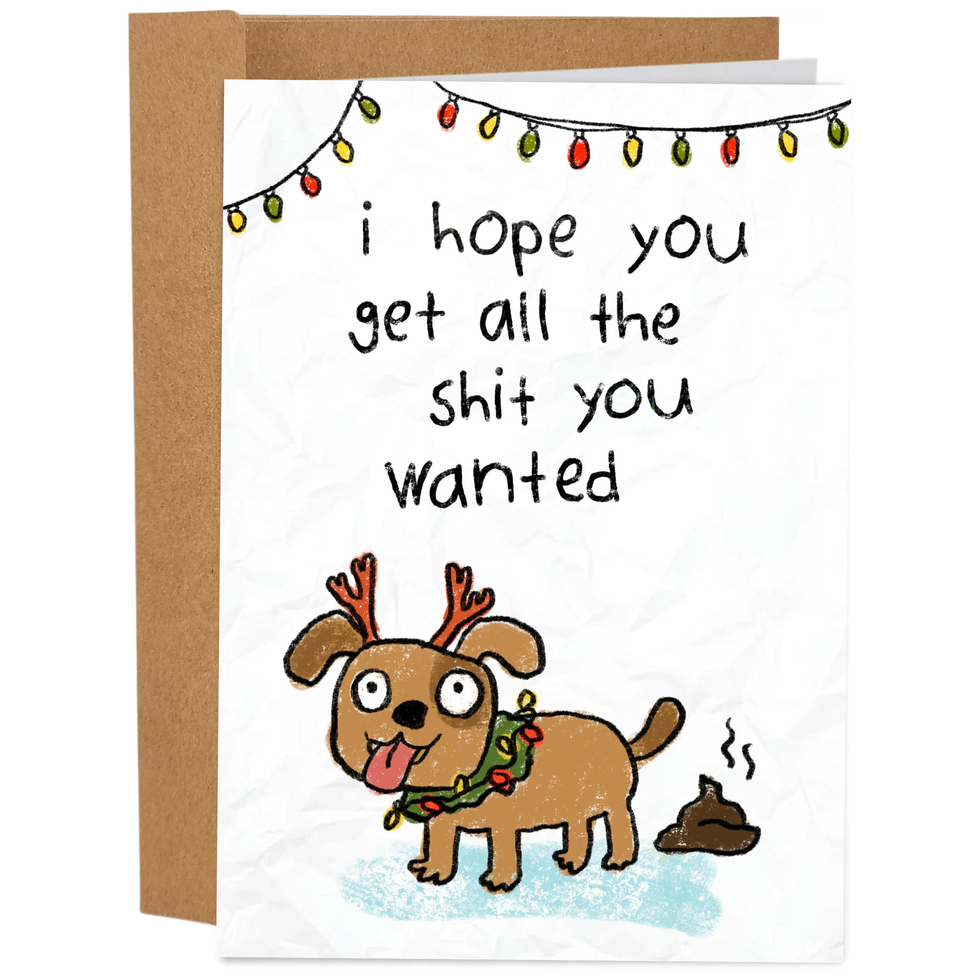 Sleazy Greetings Rude Christmas Card