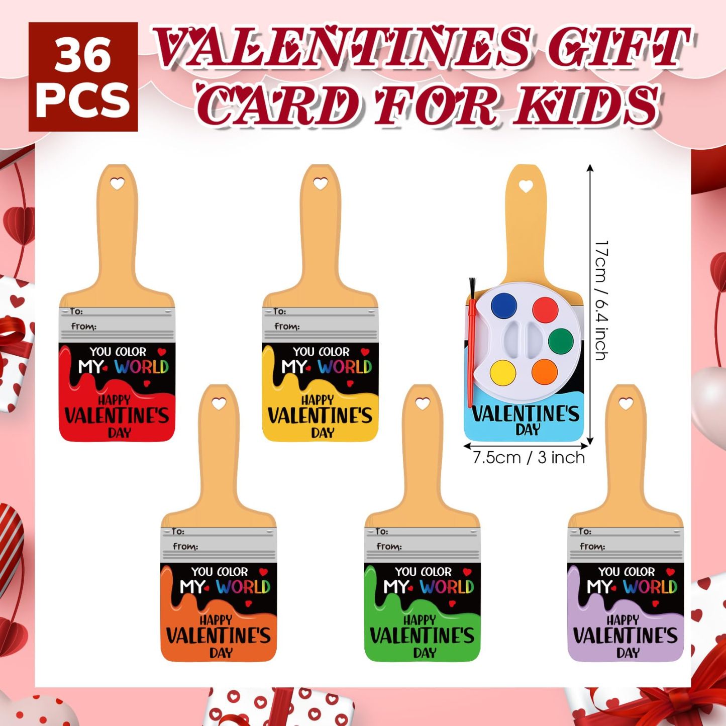 Valentine’s Day Kids Art Gift Set