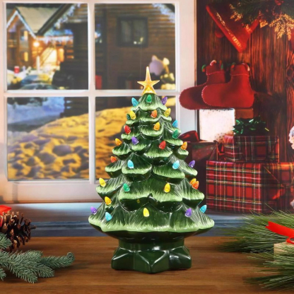 Nostalgic Ceramic Christmas Tree