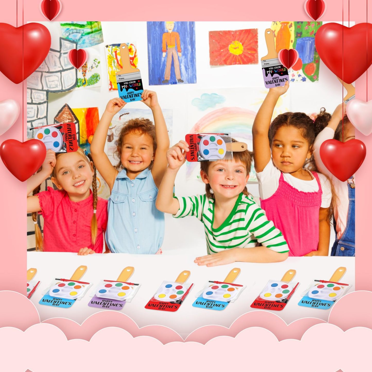 Valentine’s Day Kids Art Gift Set