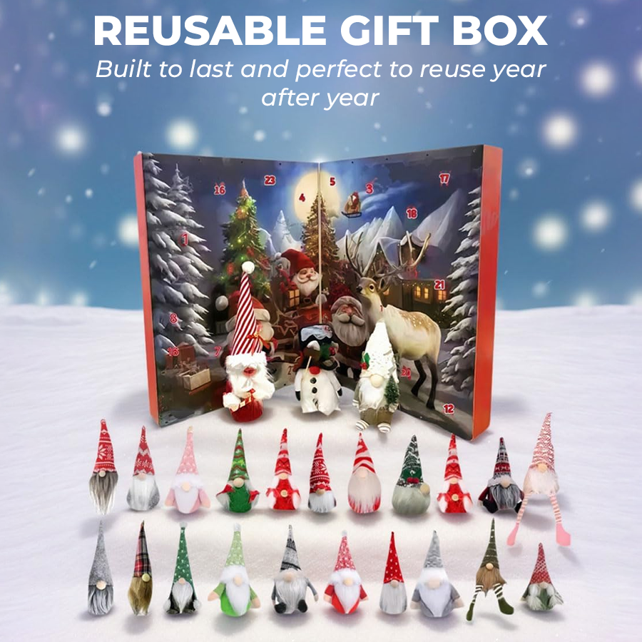 Christmas Gnome Advent Calendar – 24 Days of Festive Surprises
