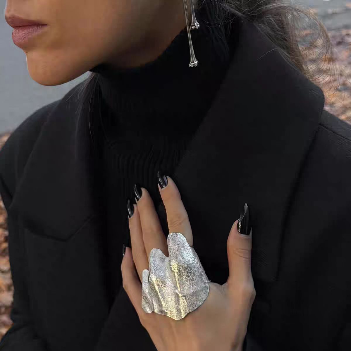 Irregular Pleated Joint-Protecting Ring