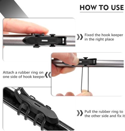 Magnetic fish hook holder