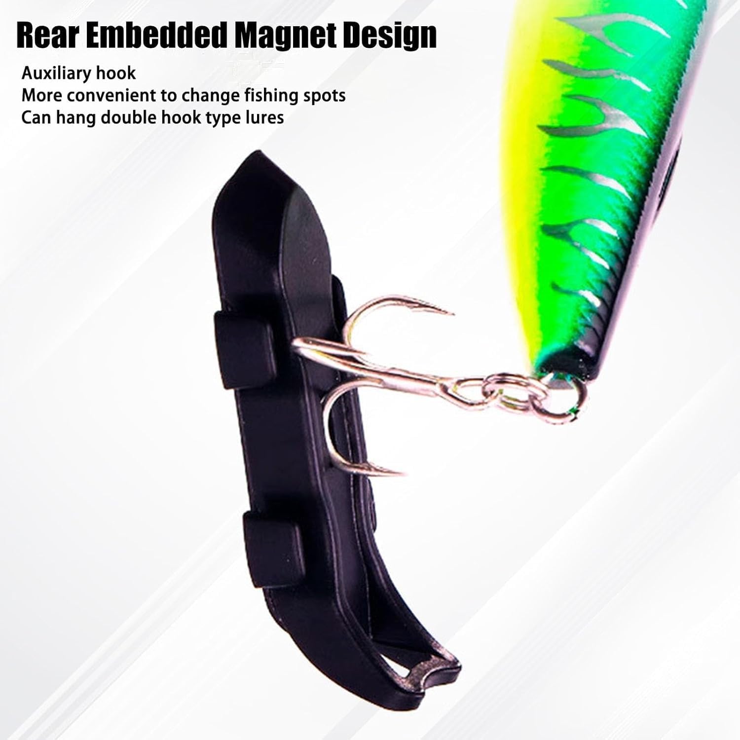 Magnetic fish hook holder