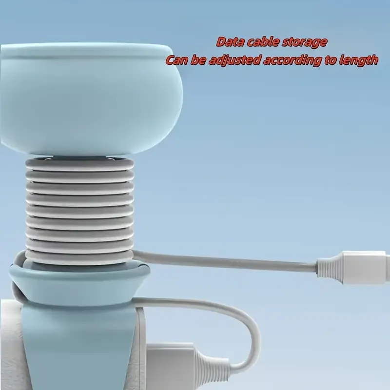 Cute Portable Charger Data Cable Storage Box