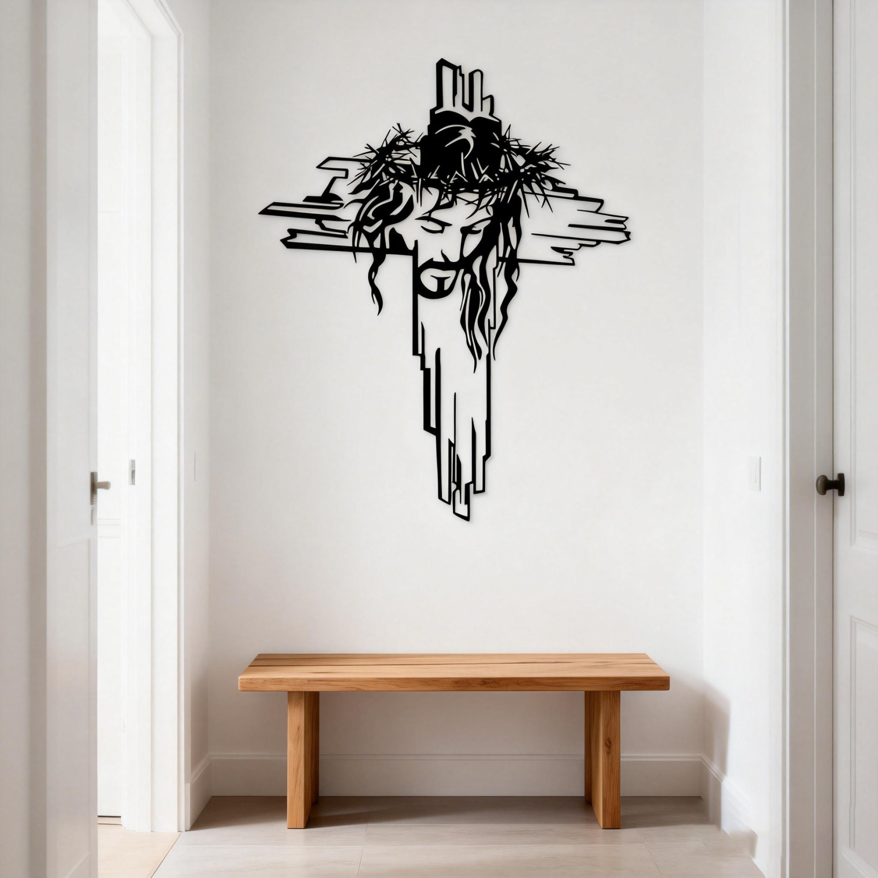 Christ’s Passion Cross Metal Wall Art