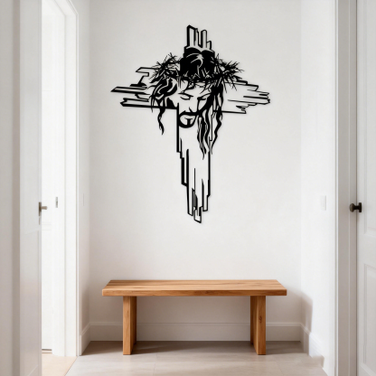 Christ’s Passion Cross Metal Wall Art