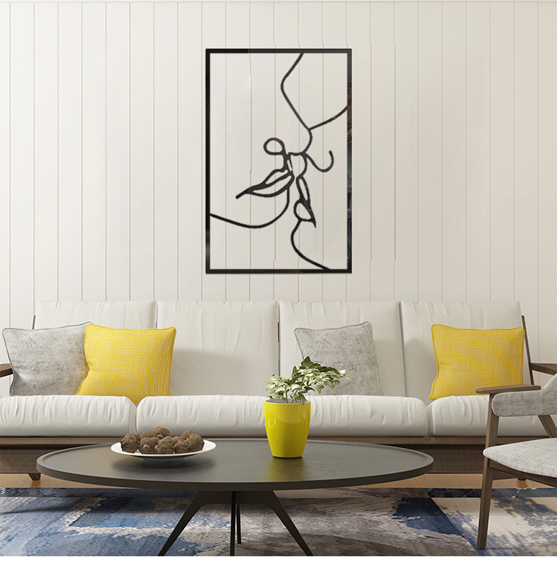 Minimalist Abstract Figure Acrylic Wall Art Set