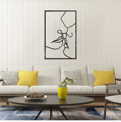 Minimalist Abstract Figure Acrylic Wall Art Set