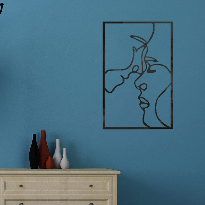 Minimalist Abstract Figure Acrylic Wall Art Set