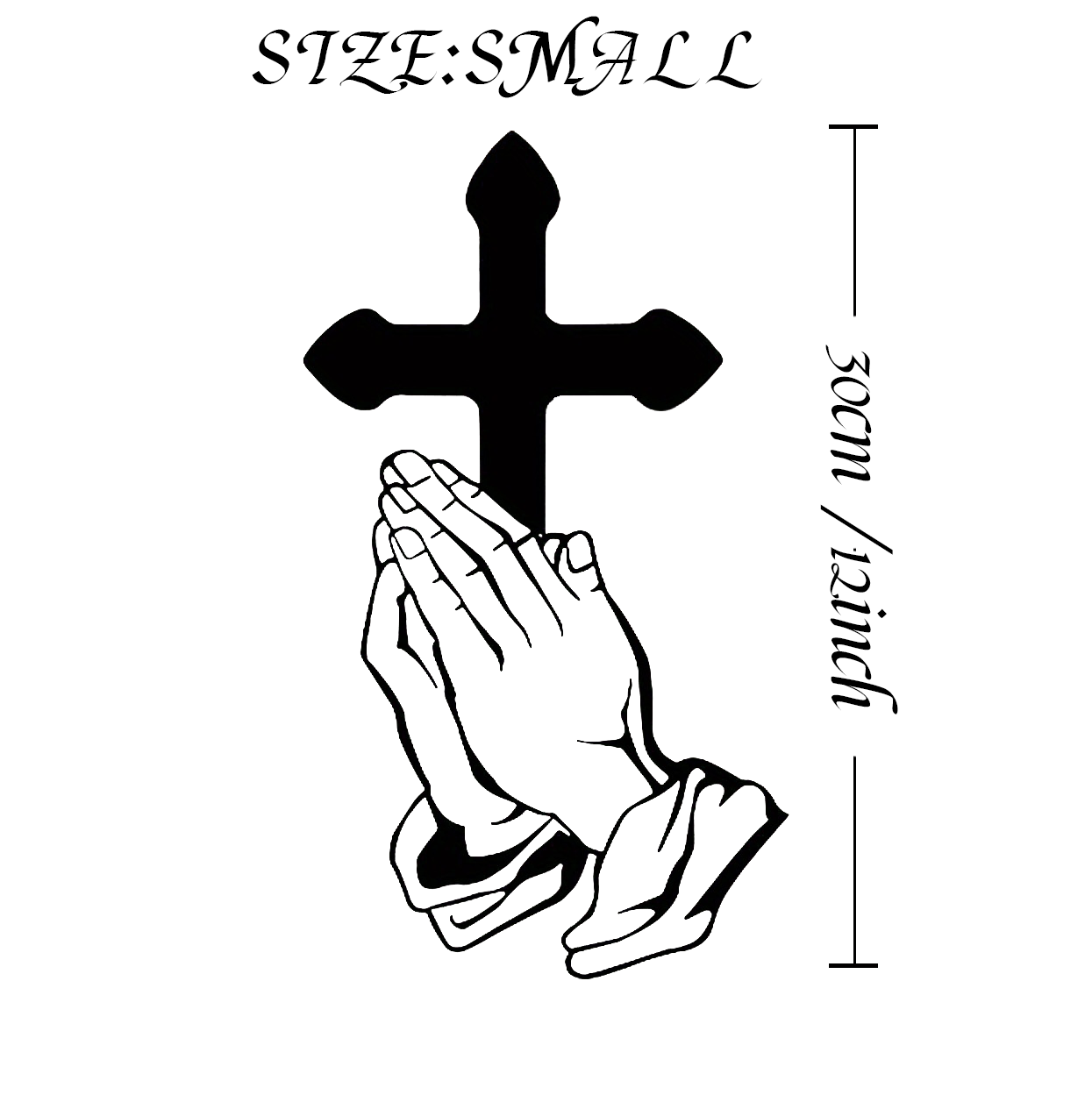 Hands of Devotion Metal Wall Art