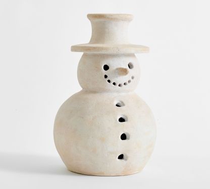 Terracotta Snowman