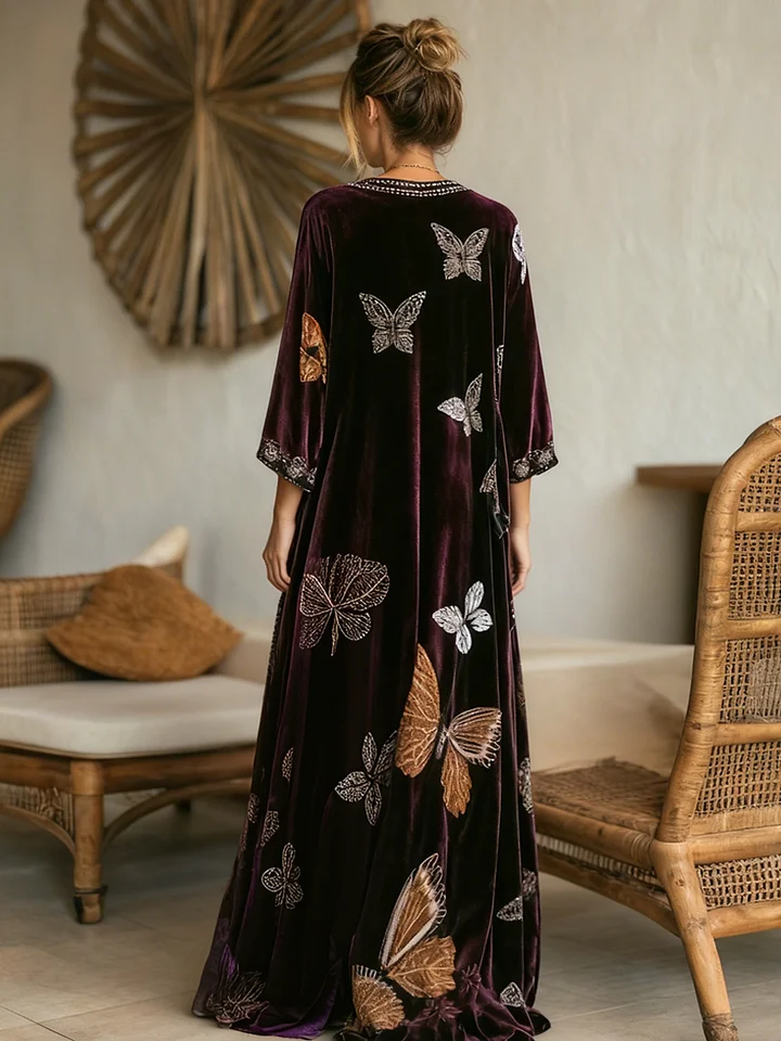 Women's autumn and winter velvet two-piece suit