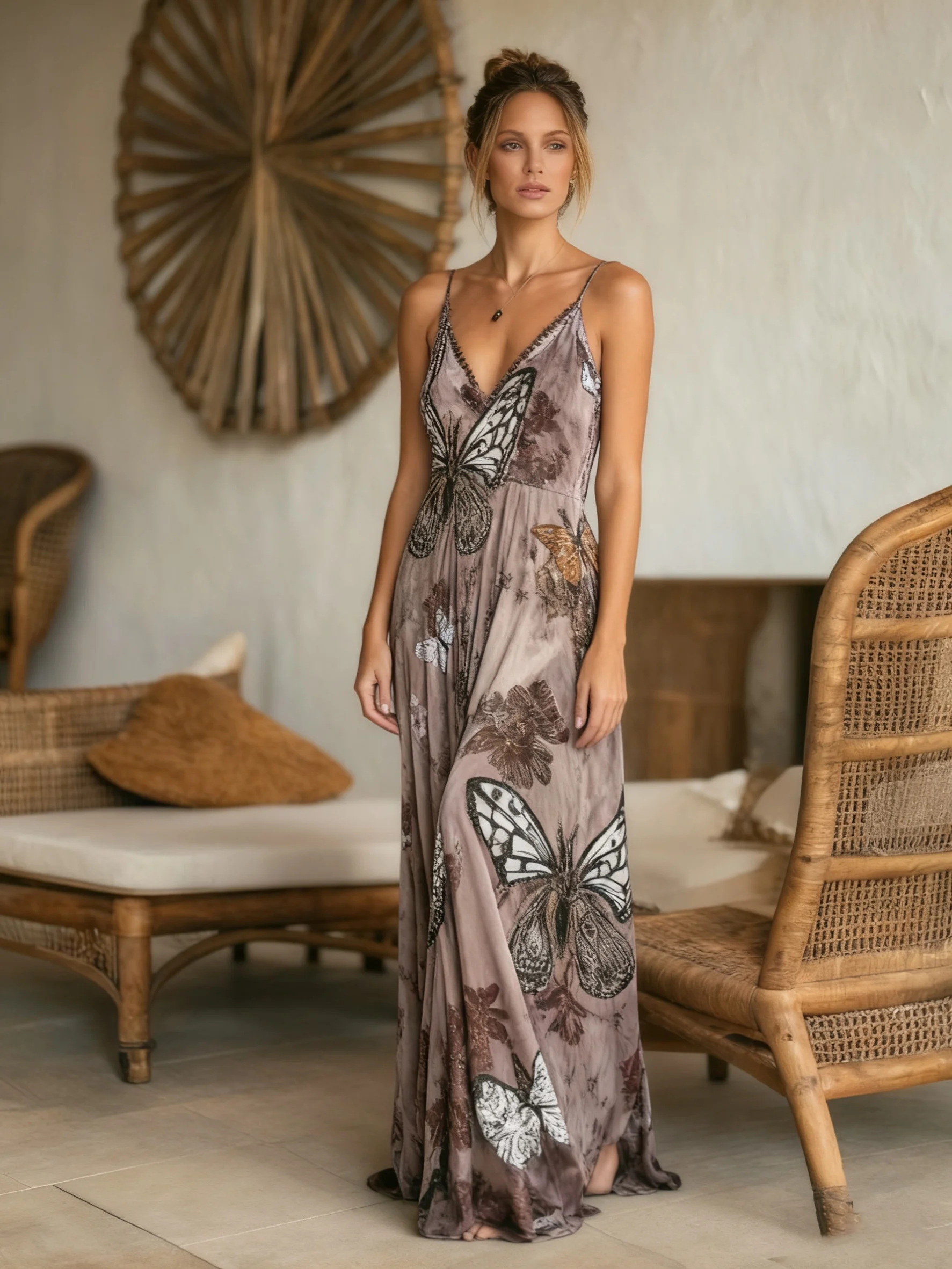 Women's autumn and winter velvet two-piece suit