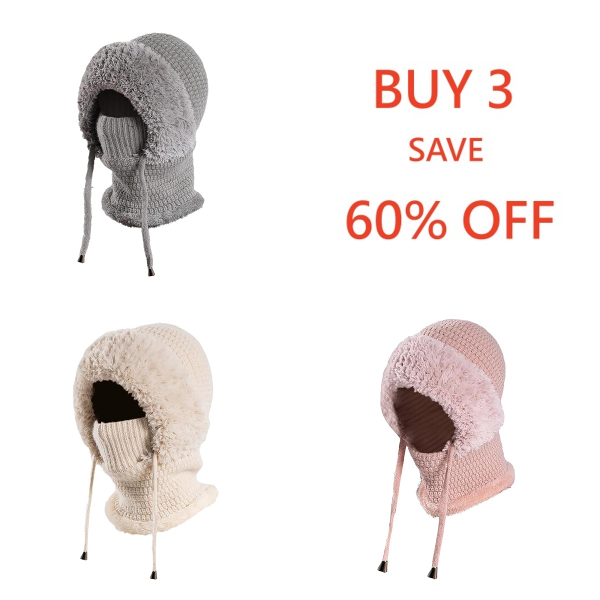 🔥 Norrloom 3-in-1 WarmKnit Beanie