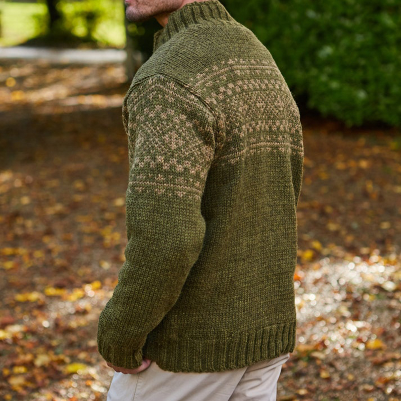 Skipper Wool Cardigan Sweater