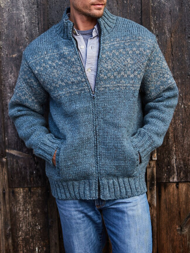 Skipper Wool Cardigan Sweater