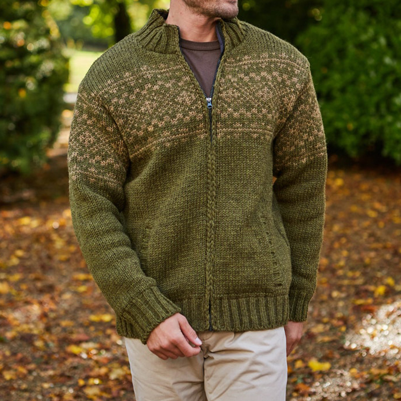 Skipper Wool Cardigan Sweater