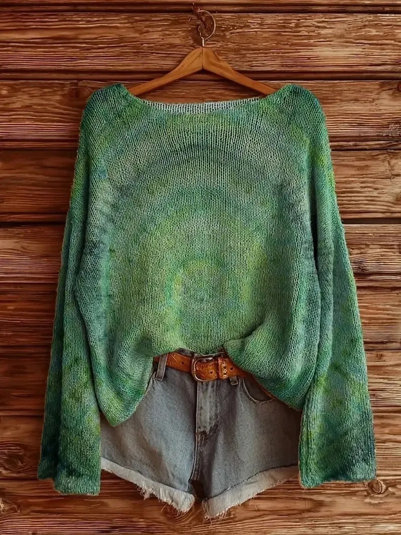 【Next day shipment】Women's Boho Vintage Print Sweaters-Lazy leisure fashion