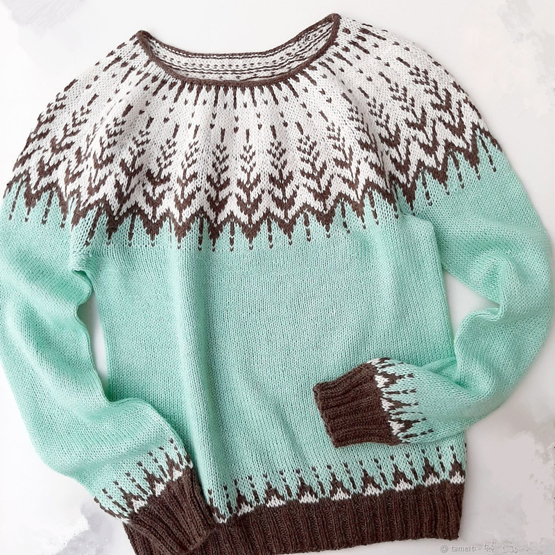 Vintage Tribal Geometry Crew Neck Comfy Sweater