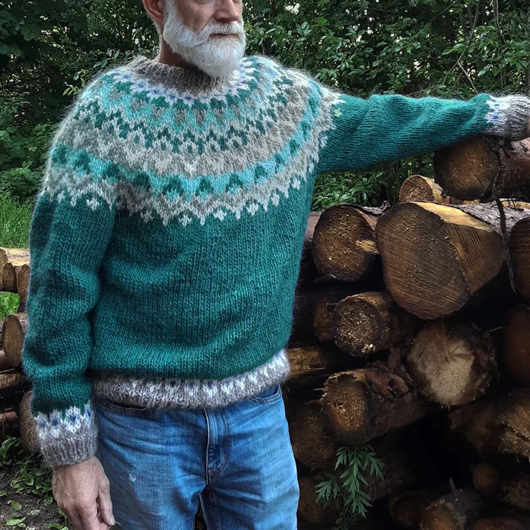 Men'S Iceland Crew Neck Sweater