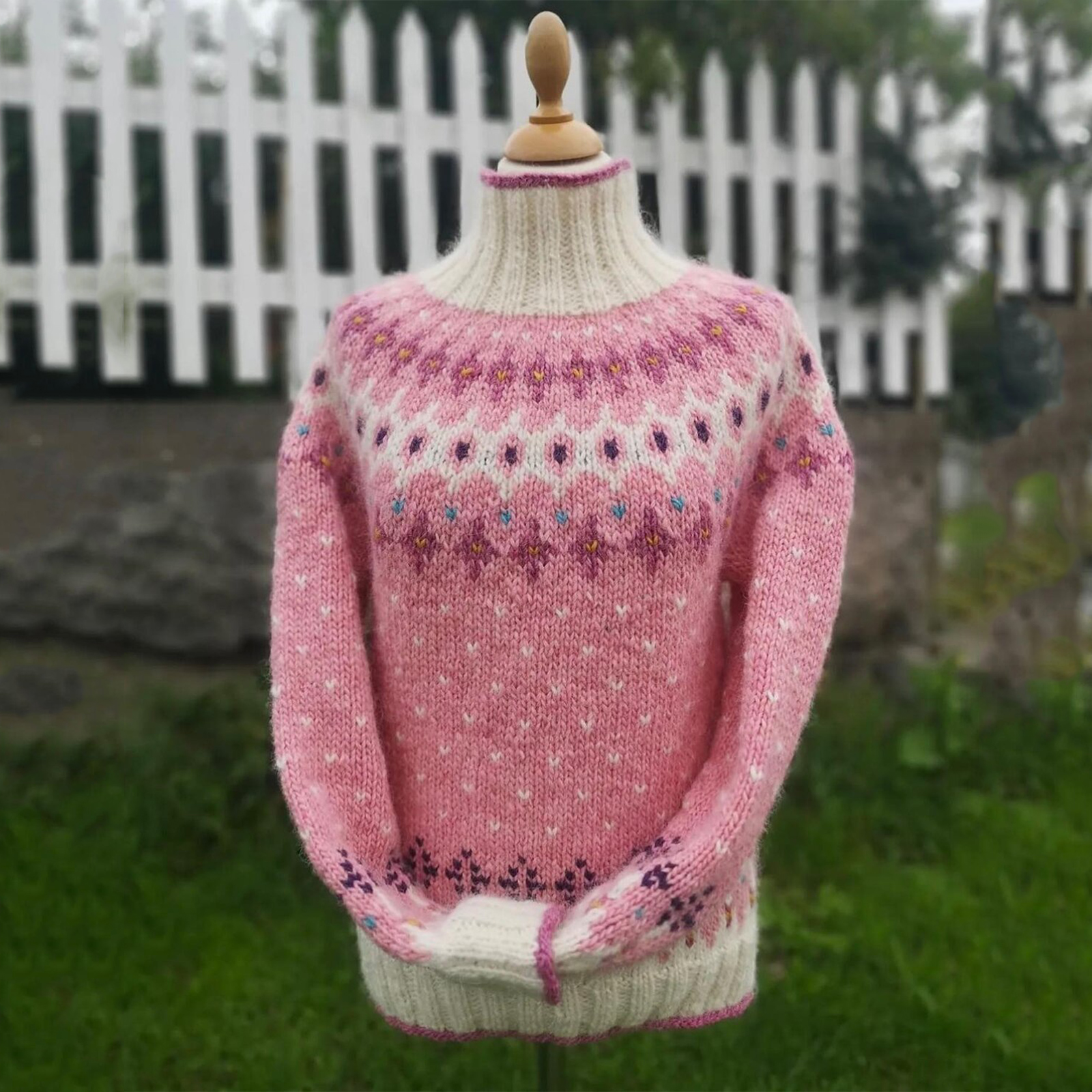 Vintage Fairman Isle Jacquard Sweater