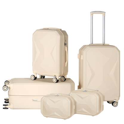 Prism 5 Piece Luggage Set - TSA Lock – Hikolayae