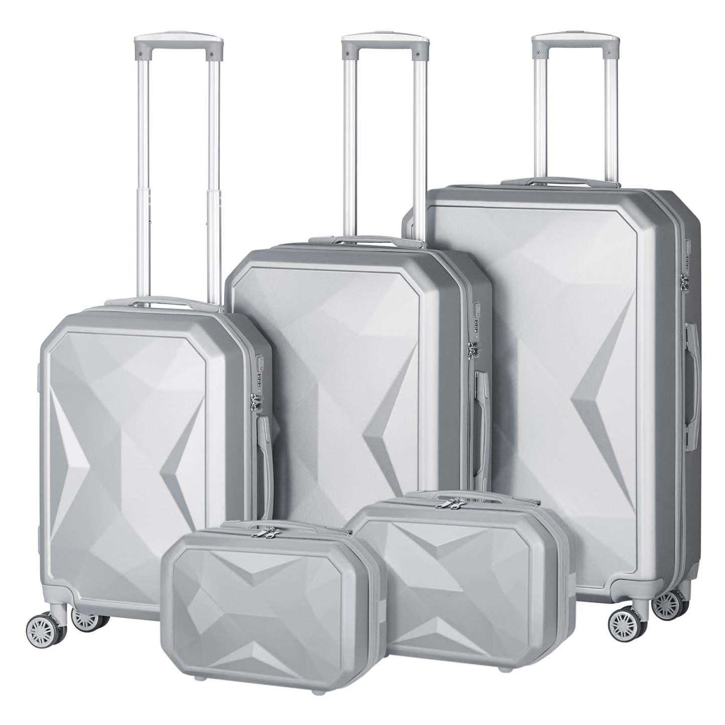 Prism 5 Piece Luggage Set - TSA Lock – Hikolayae