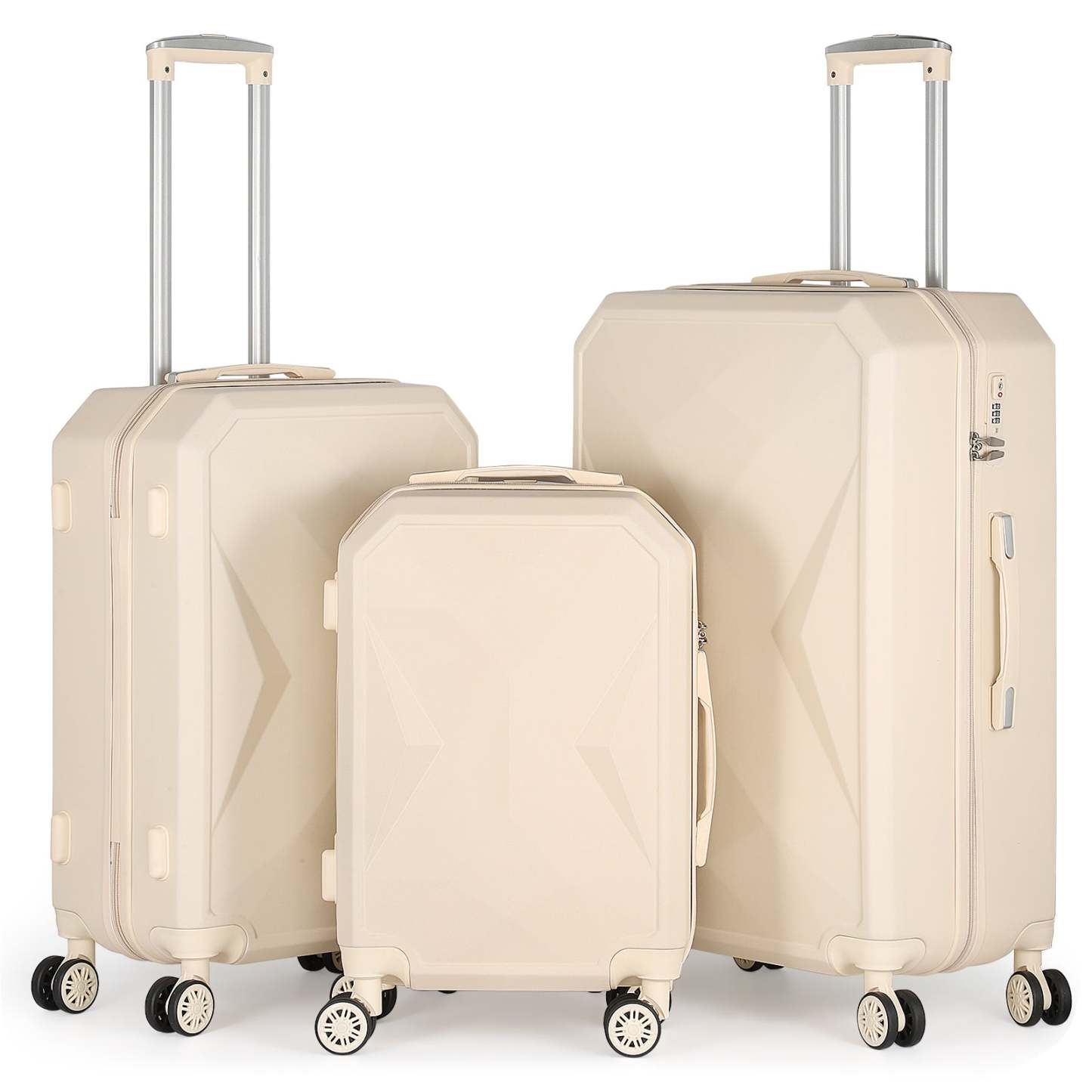 Prism 3 Piece Luggage Set - TSA Lock – Hikolayae