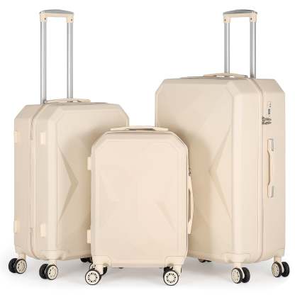 Prism 3 Piece Luggage Set - TSA Lock – Hikolayae