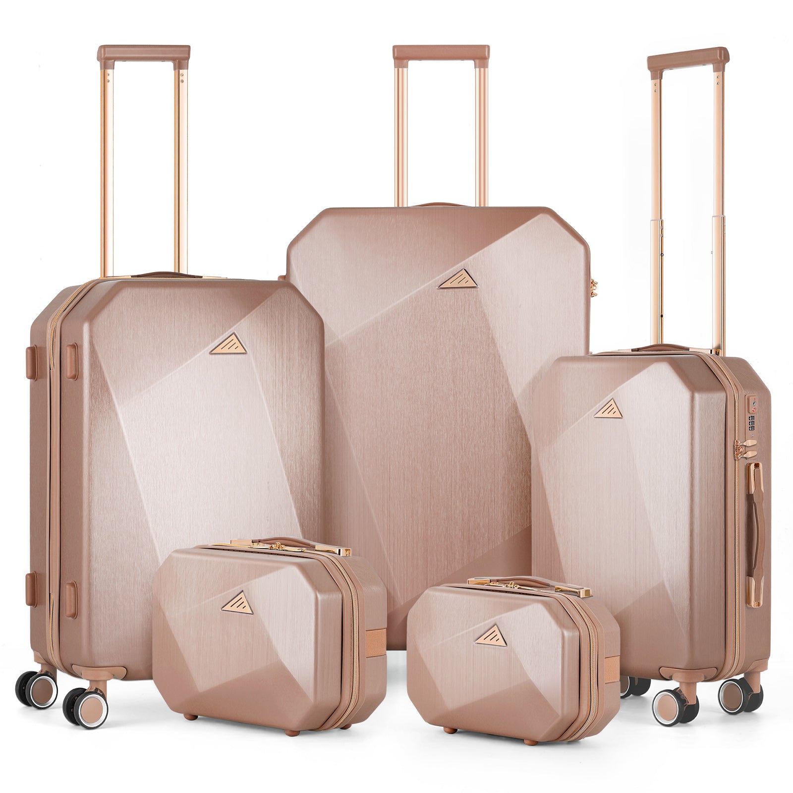 5 Piece Set - Suitcase with Vanity Cases – Hikolayae