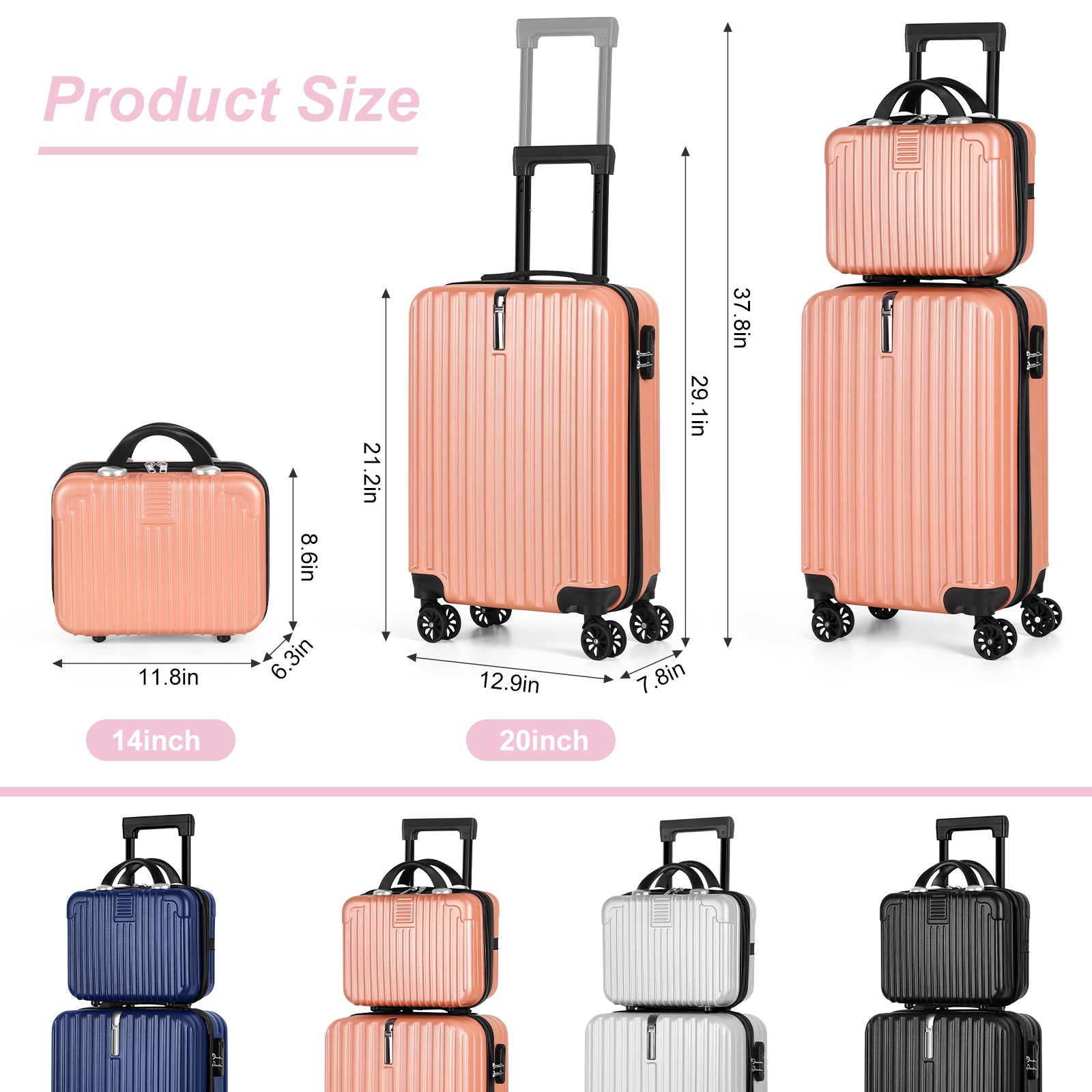 Essential 2 Piece Set with Hook (20 in + 14 in) – Hikolayae
