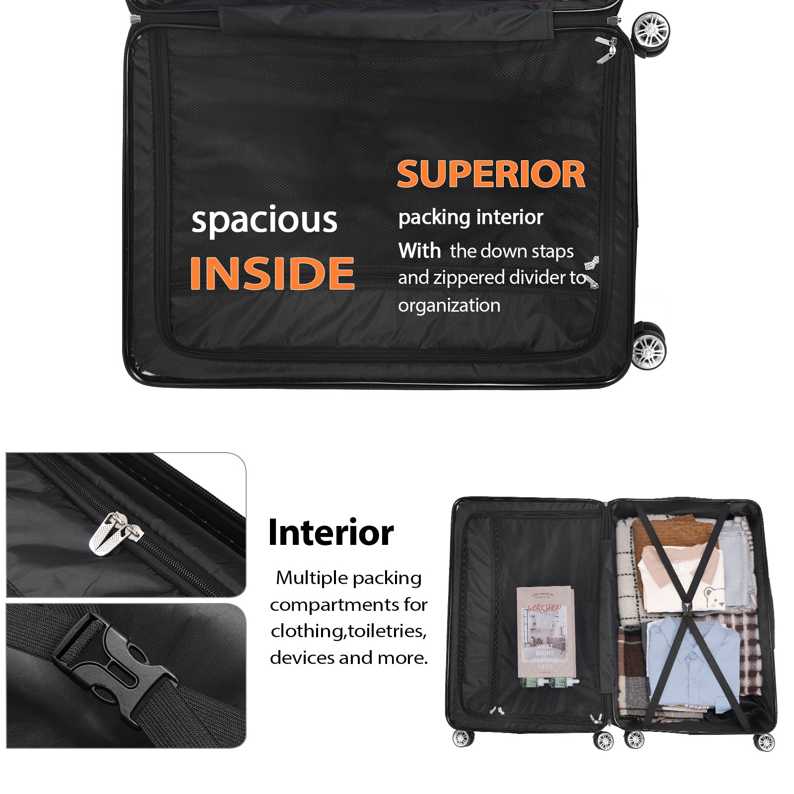 Connect Ⅰ 3 Piece Set - TSA Lock – Hikolayae