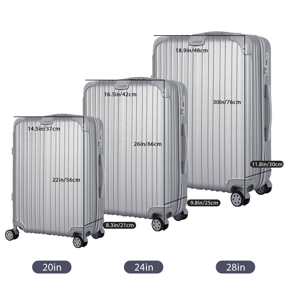 Essential 3 Piece Set - TSA Lock