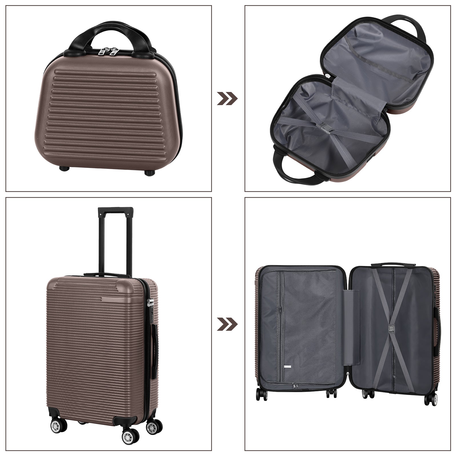 Parallel VI 5 Piece Set - TSA Lock – Hikolayae