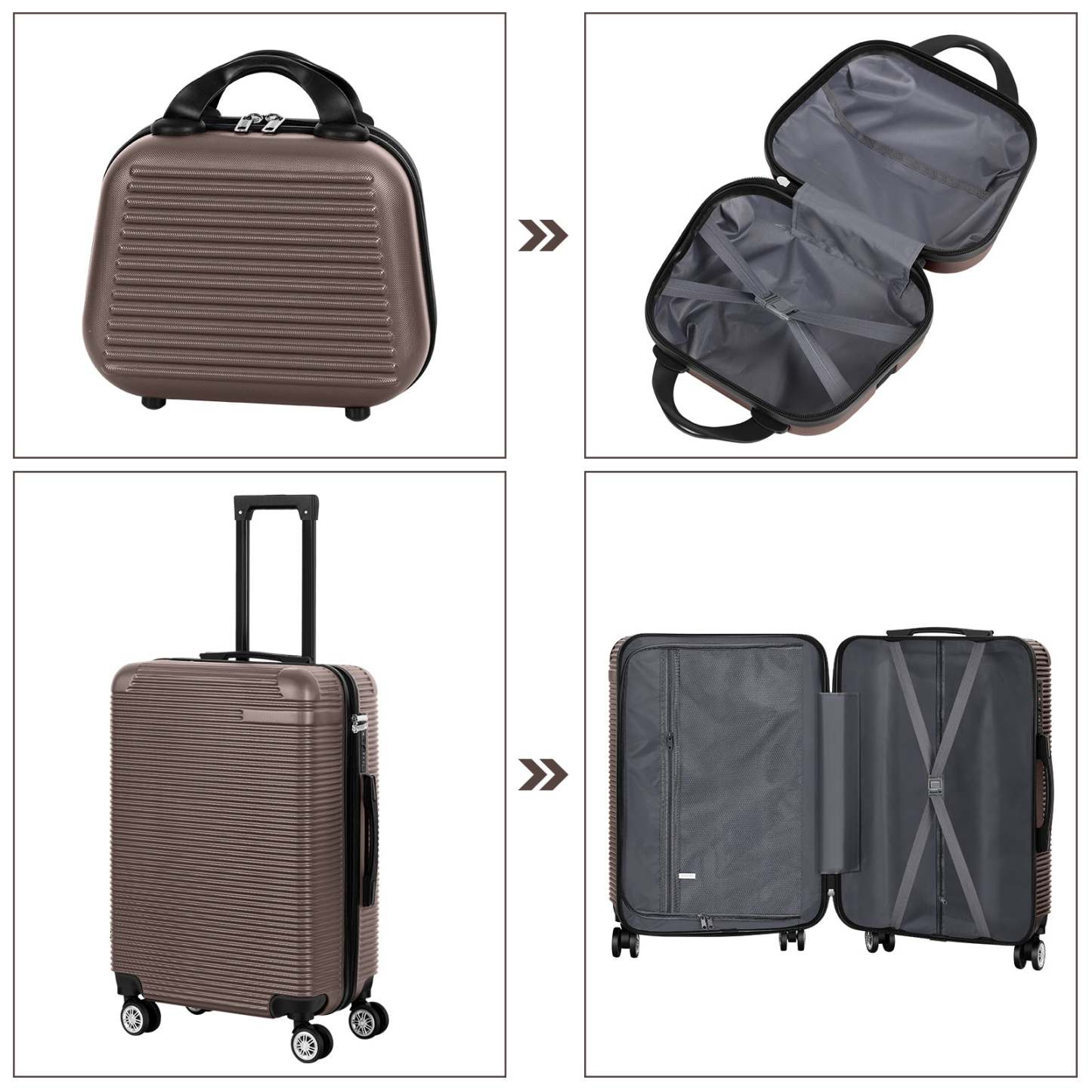 Parallel VI 5 Piece Set - TSA Lock – Hikolayae