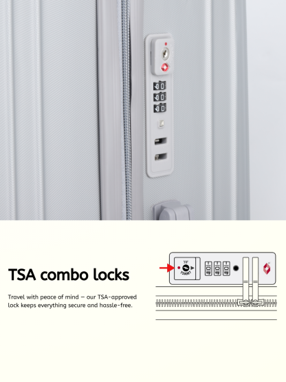Essential 3 Piece Set - TSA Lock
