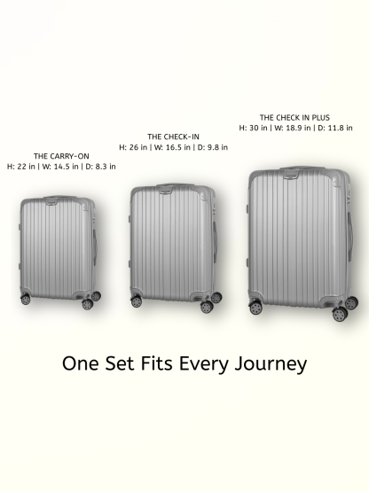 Essential 3 Piece Set - TSA Lock