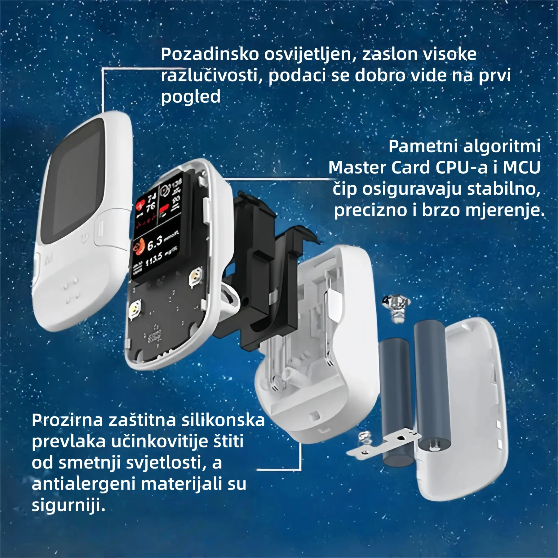 Omron™ predstavlja novo lansirani neinvazivni pametni mjerač glukoze u krvi 🔥Proizvedeno u SAD-u🔥