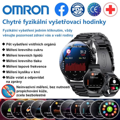 Nejnovější chytré hodinky Omron pro neinvazivní monitorování hladiny glukózy v krvi (monitorování v reálném čase, neinvazivní léčba)